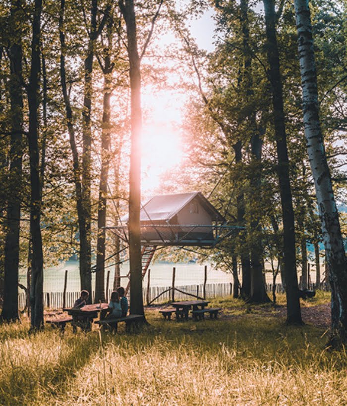 Little glamping tents